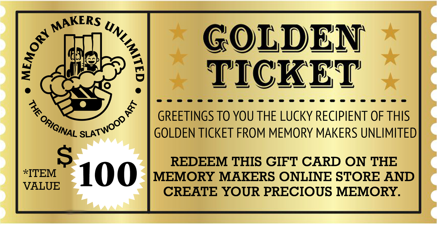 Memory Makers Unlimited Golden Ticket Gift Card (Digital)